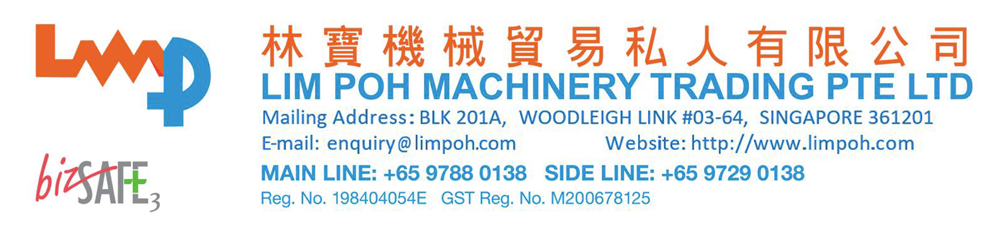 Lim Poh Machinery Trading Pte Ltd.